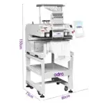 ODRA C1201S Single-head Compact Multi-functional Computer Embroidery Machine - Image 3